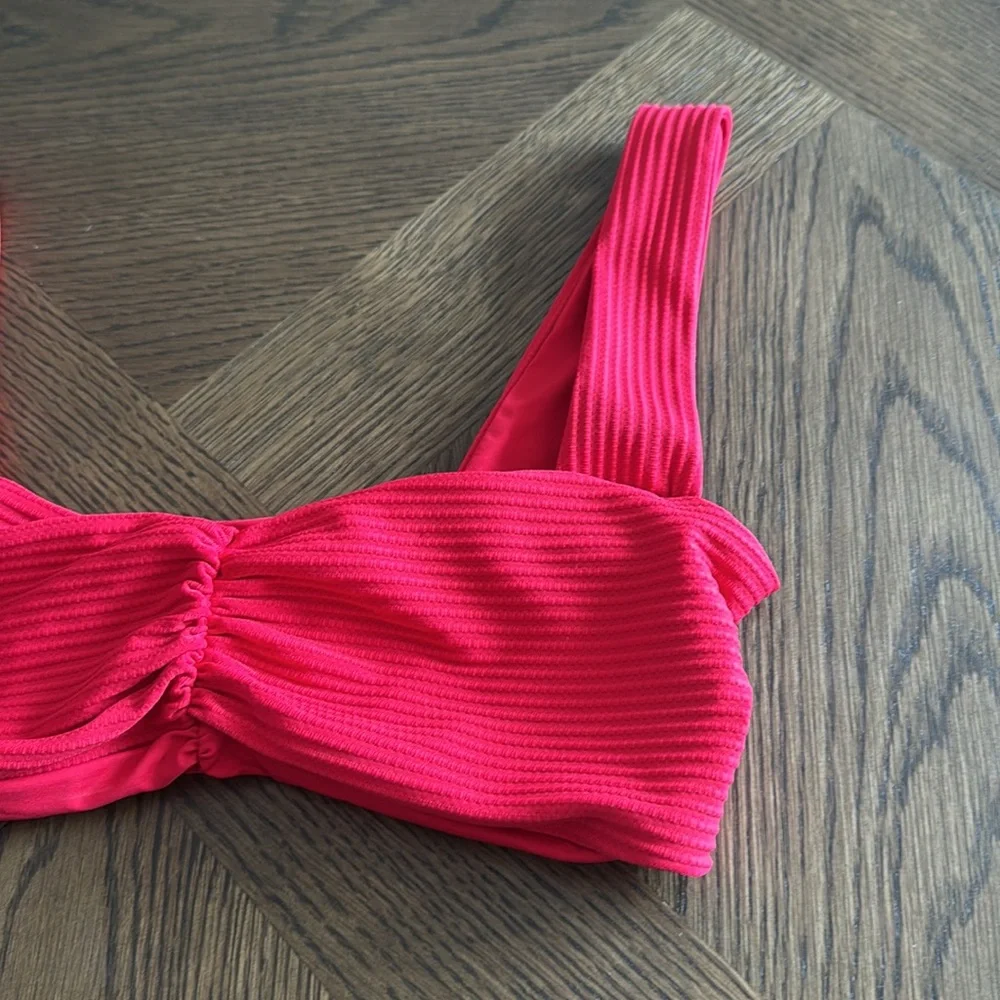 L*Space Eco Chic Repreve® Marlee Bikini Top, size Large , $110